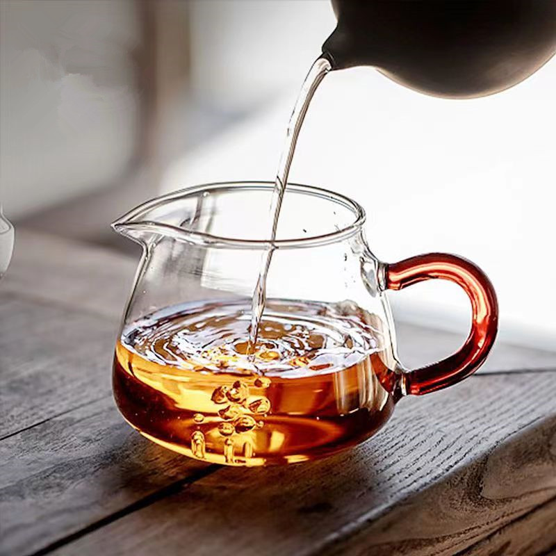 Coffee Tea Creamer - Tasse juste en verre résistant à