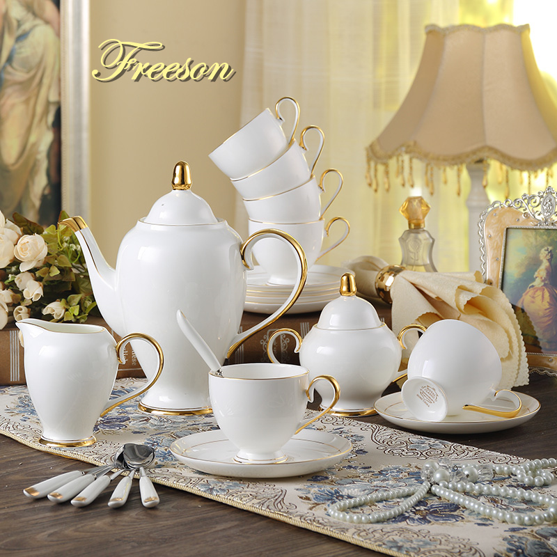Coffee Tea Creamer - Grace Sophia-Service à café en porcelaine,