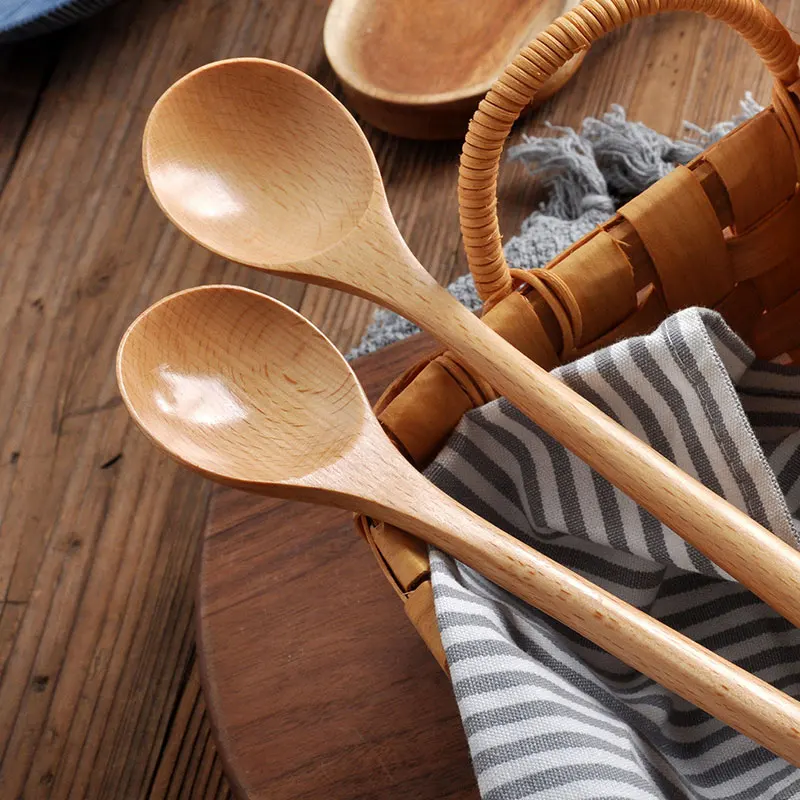 Tea Coffee Utensils - 1 cuillère en bois, ustensile de
