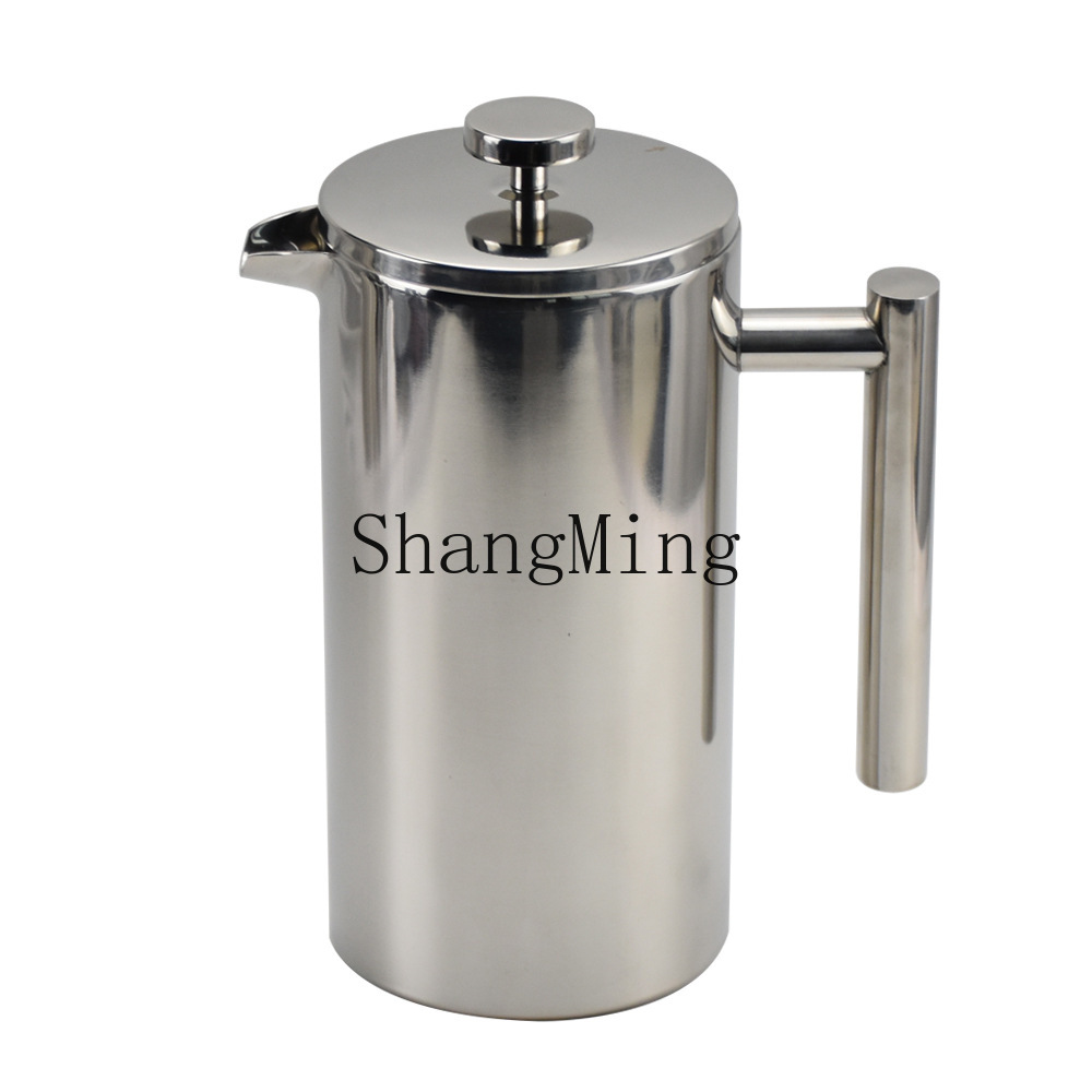 Tea Coffee Utensils - Cafetière à piston en acier inoxydable