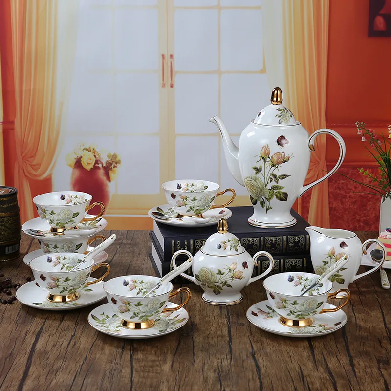 Coffee Tea Creamer - Service à thé en porcelaine britannique