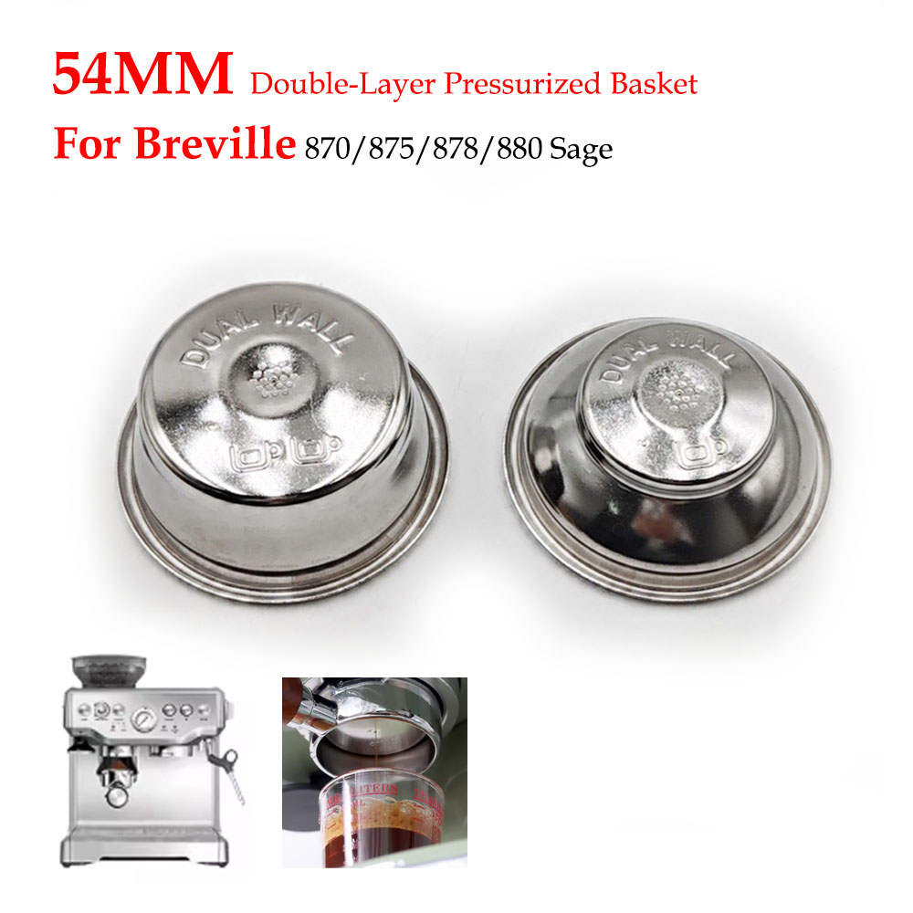 Coffee And Tea Filter - Panier filtrant pressurisé double couche de
