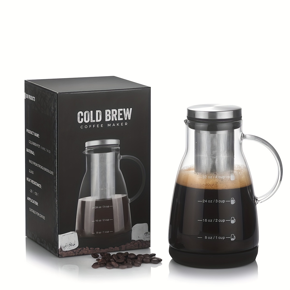 Coffee Tea Maker - Carafe à café froid classique en