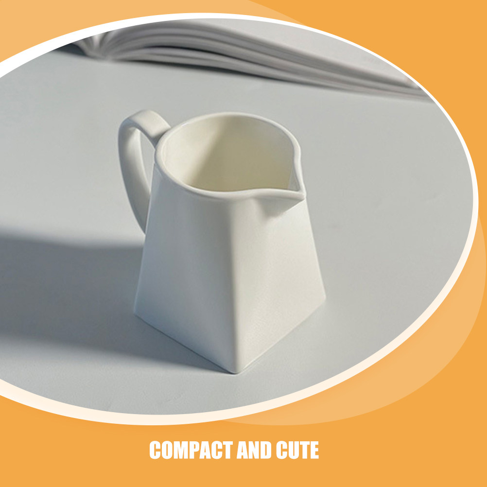 Carafe à crème en céramique bl - Coffee Tea Creamer avis et prix