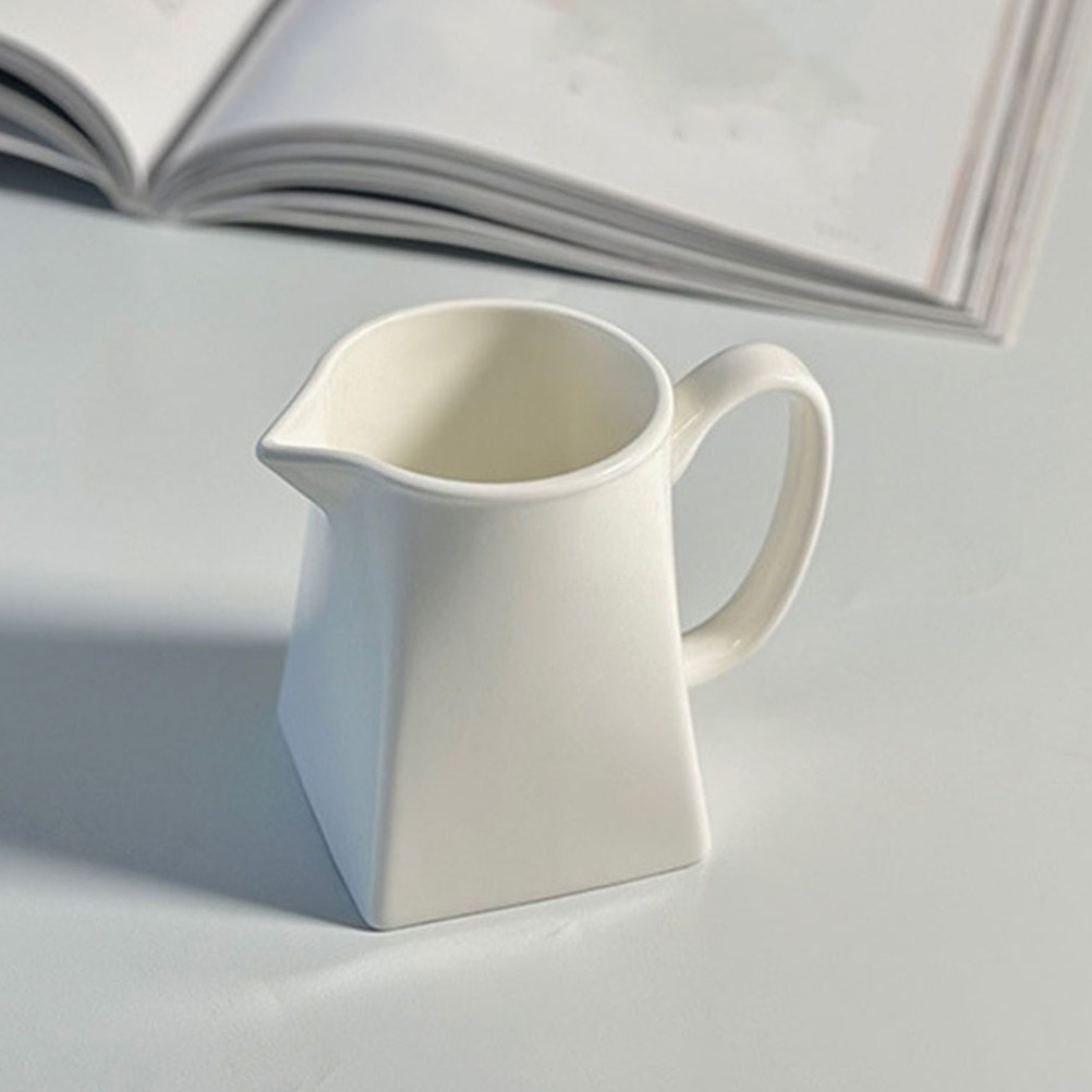 Carafe à crème en céramique bl - Coffee Tea Creamer avis et prix