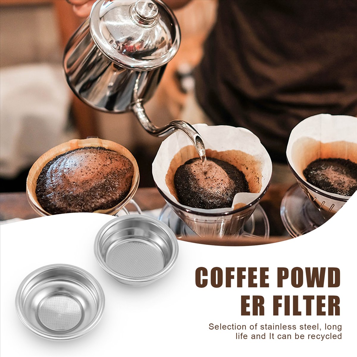 DT34 Lot de 2 paniers filtrant - Coffee Tea Espresso Machines avis et prix
