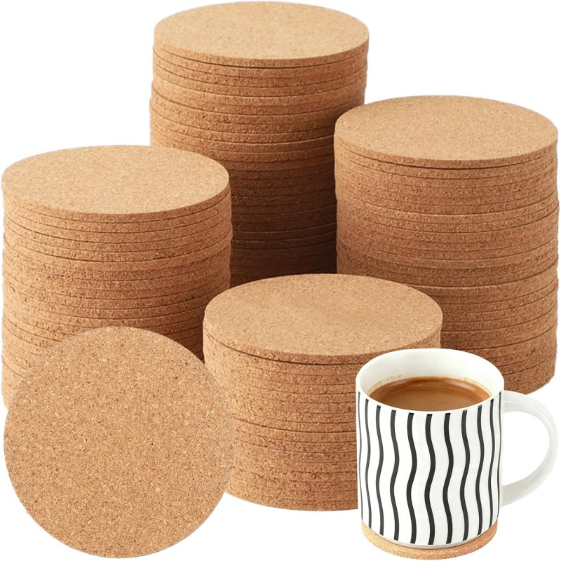 Sous-verres ronds en liège nat - Coffee Tea Stand avis et prix
