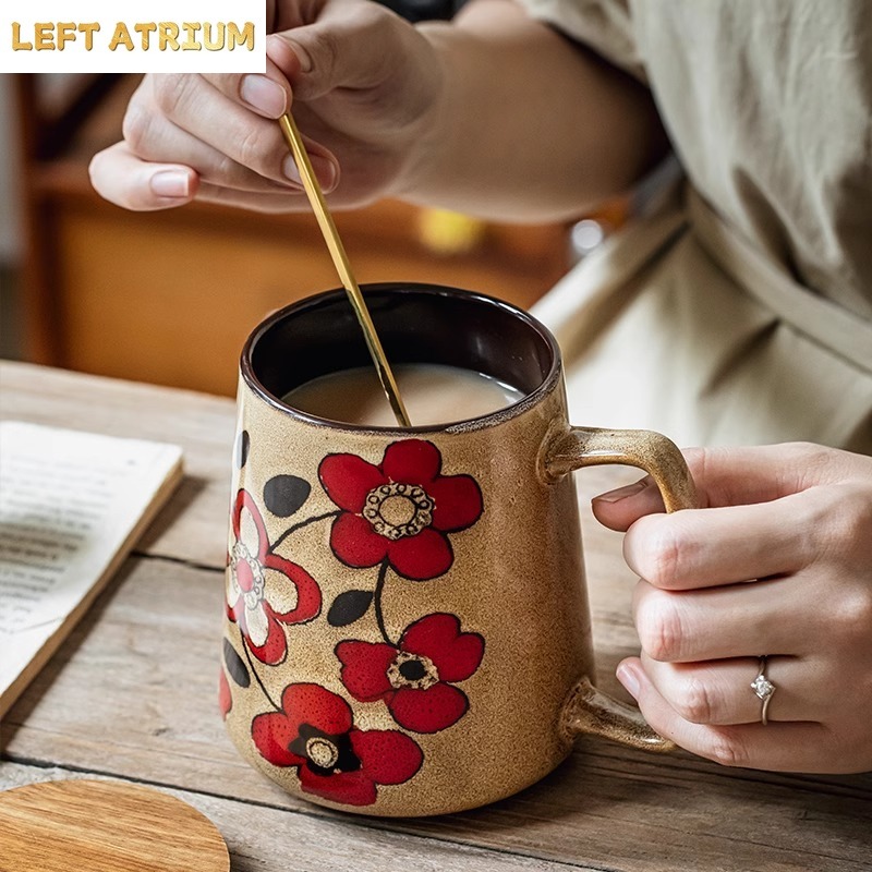Tasse en céramique à motif flo - Tea Coffee Utensils avis et prix