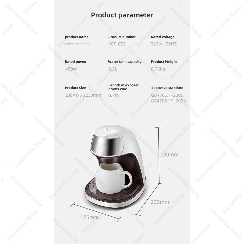 Cafetière américaine automatiq - Coffee Tea Maker avis et prix