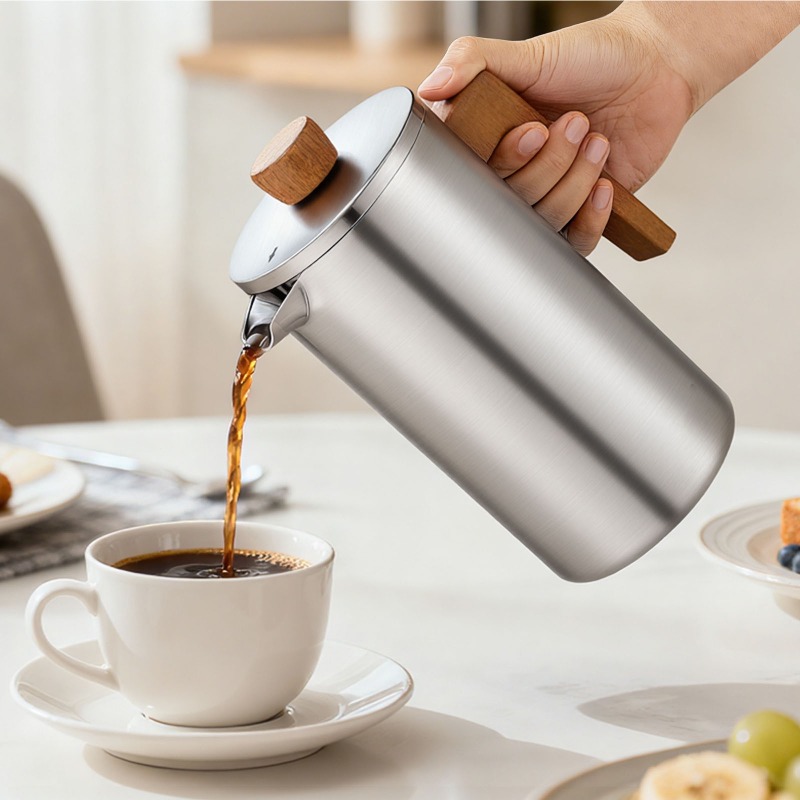 Cafetière à piston JUSTINLAU 1 - Coffee Tea Maker avis et prix