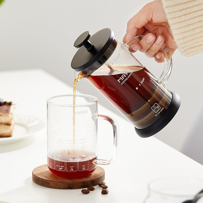 Cafetière à piston MAVO avec d - Coffee Tea Maker avis et prix