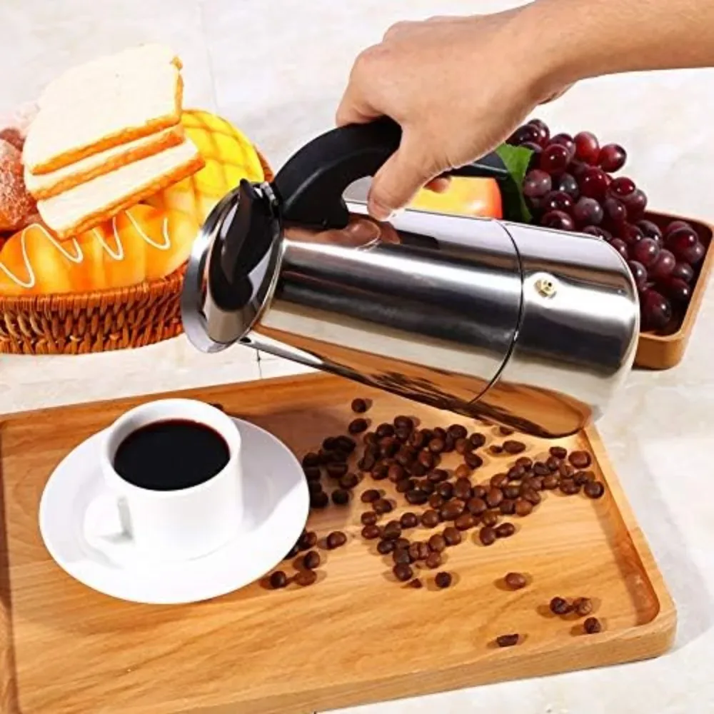 Cafetière à expresso en acier  - Coffee Tea Maker avis et prix